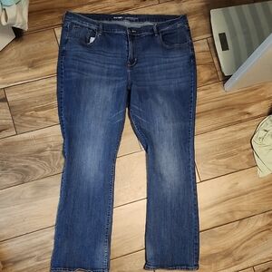 Old Navy Women's Straight Leg Jeans - Blue